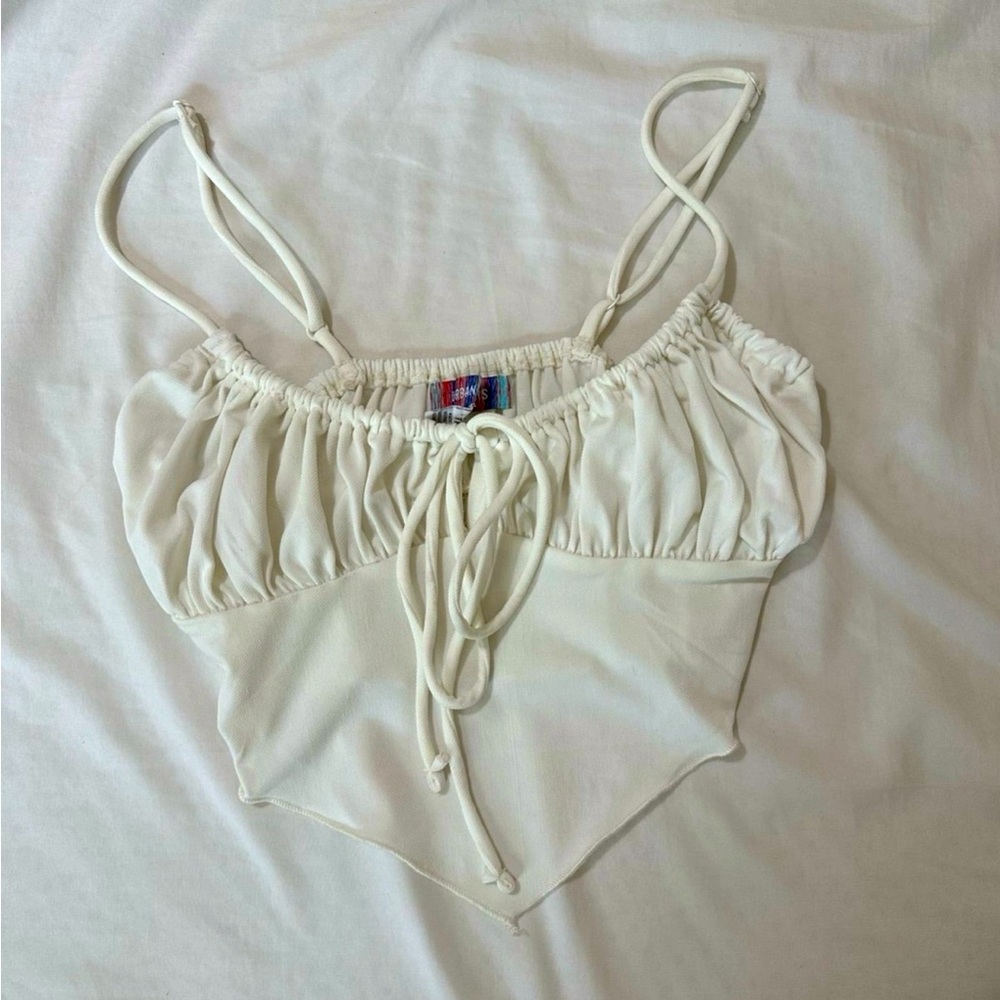 Front Tie Crop Top